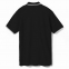 Рубашка поло мужская с контрастной отделкой Practice 270 черная - 2