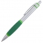 Ручка шариковая Boomer, с зелеными элементами - 1