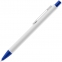 Ручка шариковая Chromatic White, белая с синим - 1