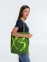 Холщовая сумка «ХЗ», ярко-зеленая - 3