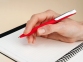 Ручка шариковая Pin Soft Touch, красная - 5