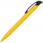 Ручка шариковая Clear Solid, желтая с черным - 2