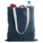 Холщовая сумка на плечо Juhu, светло-синяя - 5