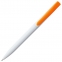 Ручка шариковая Pin, белая с оранжевым - 2