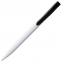 Ручка шариковая Pin, белая с черным - 2