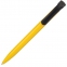 Ручка шариковая Clear Solid, желтая с черным - 4