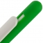 Ручка шариковая Slider Soft Touch, зеленая с белым - 5