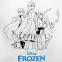 Рюкзак-раскраска с мелками Frozen, белый - 3