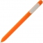 Ручка шариковая Slider Soft Touch, оранжевая с белым - 2