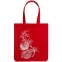 Холщовая сумка Grand Granat, красная - 1