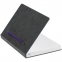 Ежедневник Magnet Chrome с ручкой, серый с фиолетовым - 3