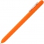 Ручка шариковая Slider Soft Touch, оранжевая с белым - 5