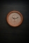 Часы настенные с деревянным ободом, дуб - 9
