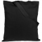 Холщовая сумка BrighTone, черная с черными ручками - 1