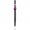 Зонт-трость Highlight, черный с фиолетовым - 1