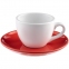 Набор для кофе Cozy Morning, белый с красным - 2