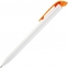 Ручка шариковая Favorite, белая с оранжевым - 1