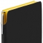 Ежедневник Flexpen Black, недатированный, черный с желтым - 2
