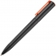 Ручка шариковая Split Black Neon, черная с красным - 1