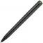 Ручка шариковая Split Black Neon, черная с зеленым - 5
