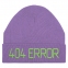 Шапка 404 Error, сиреневая - 5