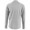 Рубашка поло мужская с длинным рукавом PERFECT LSL MEN, серый меланж - 2