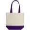 Холщовая сумка Shopaholic, фиолетовая - 2