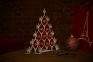 Сборная елка «Новогодний ажур», с красными шариками - 2