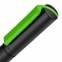 Ручка шариковая Split Black Neon, черная с зеленым - 7