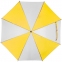 Зонт-трость Milkshake, белый с желтым - 1