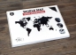 Деревянная карта мира World Map Wall Decoration Small, черная - 7