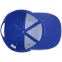 Бейсболка Bizbolka Canopy, ярко-синяя с белым кантом - 6