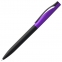 Ручка шариковая Pin Fashion, черно-фиолетовая - 3