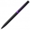 Ручка шариковая Pin Fashion, черно-фиолетовая - 7