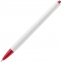 Ручка шариковая Tick, белая с красным - 3
