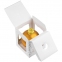 Елочный шар Gala Night Matt в коробке с тиснением, золотистый, 8 см - 6