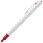 Ручка шариковая Tick, белая с красным - 1