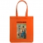 Холщовая сумка «Я в этом шарю», оранжевая - 1