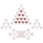 Сборная елка «Новогодний ажур», с красными шариками - 3