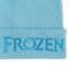 Шапка детская с вышивкой Frozen, голубая - 8