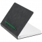 Ежедневник Magnet Chrome с ручкой, серый с зеленым - 3