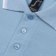 Рубашка поло мужская с контрастной отделкой Practice 270, голубой/белый - 6
