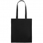 Холщовая сумка BrighTone, черная с черными ручками - 3