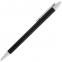 Ручка шариковая Button Up, черная с белым - 3
