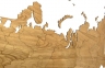 Деревянная карта России, дуб - 3
