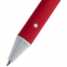 Ручка шариковая Button Up, красная с белым - 5