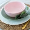 Тарелка суповая Club Organic, розовая - 1