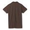 Рубашка поло мужская Spring 210, шоколадно-коричневая - 2