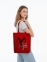 Холщовая сумка «Любовь зла», красная - 3