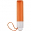 Зонт складной Silverlake, оранжевый с серебристым - 3